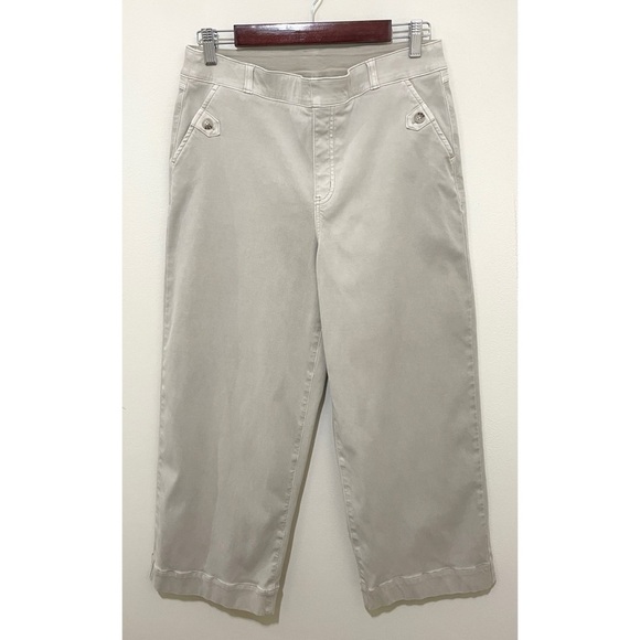 SPANX Light Beige Wide-Leg Pants, SIze XL - Picture 6 of 12